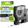Image de DYMO 45013 Ruban détiquetage polyester Couleur de ruban: blanc Couleur de police: noir 12 mm 7 m
