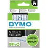 Image de DYMO 45014 Ruban détiquetage polyester Couleur de ruban: blanc Couleur de police: bleu 12 mm 7 m