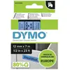 Image de DYMO 45016 Ruban détiquetage polyester Couleur de ruban: bleu Couleur de police: noir 12 mm 7 m