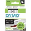 Image de DYMO 45800 Ruban détiquetage Couleur de ruban: transparent Couleur de police: noir 19 mm 7 m