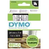 Image de Etiquette DYMO D1 53713 polyester Couleur de ruban: blanc Couleur de police:noir 24 mm 7 m