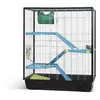 Image de Vadigran Savic Zeno 3 Empire Cage Grand pour Rongeur Chrome 100 x 50 x 116 cm