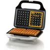 Image de DOMO DO9133W Gaufrier électrique XL   Appareil à gaufres   900 W   Revêtement antiadhésif   Rangement vertical compact