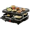 Image de DOMO Just us DO9147G Appareil à raclette fonction grill, revêtement anti-adhésif, voyant lumineux, 4 poêlons noir