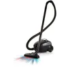 Image de DOMO DO1033S Aspirateur avec Sac - avec indicateur de Sac Plein - 1,5L - Inclus Brosse pour Sol, suceur Plat avec Brosse et 1 Sac à poussière - 450W - Noir