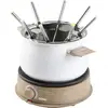 Image de DOMO DO736F Appareil à fondue 1500 W voyant lumineux, 8 fourchettes à fondue bois, blanc