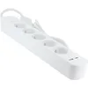 Image de Chacon Multiprise 5x16A USB-A+USB-C-FR fiche Plate- Cable 1,5m -30% Plastique recyclé