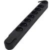Image de CHACON Bloc multiprise 8 Prises 16 A avec Interrupteur, câble 5 m HO5VV-F 3x1,5 mm² Noir