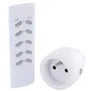 Image de CHACON Kit télécommande sans fil 4 canaux + prise - portée 30m - Blanc- 2300W