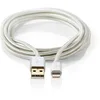 Image de Nedis CCTB39300AL20 câble de téléphone Portable Aluminium 2 m USB A Lightning