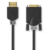Image de Nedis Câble HDMI - DVI Connecteur HDMI - DVI-D 24+1 Broches mâle, Anthracite, 2,0 m