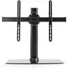 Image de Support TV Full Mouvement intégral - 32-65" - Poids d'écran Maximal Pris en Charge: 45 kg - Inclinable - Rotatif - Hauteurs pré-fixées réglables - Acier/Verre - Noir