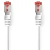 Image de Nedis CCGP85221WT10 câble de réseau 1 m Cat6 S/FTP (S-STP) Blanc - Câbles de réseau (1 m, Cat6, S/FTP (S-STP), RJ-45, RJ-45, Blanc)