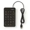 Image de Nedis Clavier numérique avec câble USB Noir