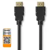 Image de NEDIS - Câble HDMI  High Speed avec Ethernet - 18 Gbps - 5 m - Rond - PVC - Noir