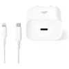 Image de NEDIS Chargeur Mural | 1.67 A / 2.22 A / 3.0 A | Nombre de Sorties: 1 | Type de Port: 1x USB-C  | Lightning 8-Pin (Loose) Câble | 1.0 m | 15/20 W | Sélection Automatique de la Tension