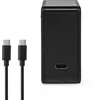 Image de NEDIS Netzladegerät 65 W 3.0 3.25 A A - Anzahl der Ausgänge: 1, USB-C , Type-C , Automatische Spannungswahl
