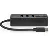 Image de Nedis Hub USB, 1 Port USB-C , 3 Ports USB A, 5 Ports, USB 3.2 Gen 1, Alimentation Via USB, 5 Gbps, SD et MicroSD