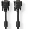 Image de NEDIS Câble VGA, Cable Écran Ordinateur, Prise VGA | Fiche VGA | Plaqué nickel | Résolution maximale : 1280 x 768 | 3.00 m | Rond | ABS | Noir | Sac en plastique