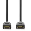 Image de Nedis Câble HDMI ultra haute vitesse - Connecteur HDMI - 8K @ 60Hz - 48 Gbps - 2 m - Rond - 6,5 mm - Noir - Étiquette