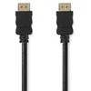 Image de NEDIS High Speed   Câble HDMI   avec Ethernet | Fiche HDMI  | Connecteur HDMI  | 4K @ 30Hz | ARC | 10.2 Gbps | 10.0 m | Rond | PVC | Noir | Label