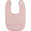 Image de NOUKIES - Bavoir Mix&Match - Ciré - Motifs girafes - Rose
