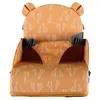 Image de NOUKIE'S - Rehausseur Ocre Bébé de 9 mois à 3 ans Chaise Enfant avec Dossier et Coussin- Léger, Pliable et Nomade - Harnais, Sécurité - Imperméable, Déhoussable et Lavable - Max 13 kg - Idéal Voyage