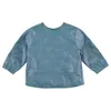 Image de NOUKIE'S - Bavoir à manches Imperméable Ciré pour Bébé - Facile à Nettoyer et Résistant aux Taches - Idéal pour les Repas et Activités - 3 à 6 mois - Bleu