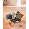 Image de Peluche d'activités Ops en Veloudoux et mousseline de coton BIO Bleu