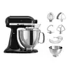Image de Robot artisan noir 5KSM175PS avec accessoires supplémentaires Kitchenaid
