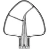 Image de KitchenAid Batteur Plat Acier Inoxydable pour Robots Inclinables 4.3L & 4.7L, Accessoire Mélange Robuste pour Modèles Artisan