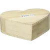 Image de Artemio Boite en Bois Coeur avec Couvercle Pivotant, Beige, 15 x 4 x 13 cm VIBC15 (Lot de 2)