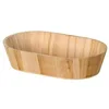 Image de Artemio Corbeille en Bois Ovale, Bois, Beige, 28 x 6 x 18 cm (Lot de 2)