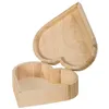 Image de Artemio Boîte à Bijoux Coeur, Bois, Beige, 17 x 6 x 16 cm (Lot de 2)