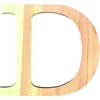 Image de Artemio 11,5 cm Bois Lettre D en majuscules, de couleur Beige
