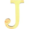 Image de Artemio 11,5 cm Bois Lettre J en majuscules, de couleur Beige