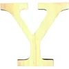 Image de Artemio 11,5 cm en bois avec lettre Y en majuscules, de couleur Beige