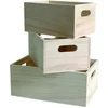 Image de Artemio 14001473 3 caisses gigognes en Bois, 21,5 x 7 x 12 Beige