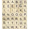 Image de Artemio Set de 42 Alphabet Scrabble, Bois, Beige, 12,5 x 1 x 18,5 cm 11060303
