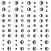 Image de Artemio Set de 80 Perles Adhésives, Plastique, Gris, 10 x 0,3 x 12,5 cm 11060309