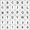 Image de Artemio Tampon Lettres et chiffres Majuscule