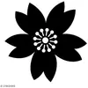 Image de Artemio Tamp Bois Japan Fleur Positif 26X26