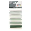 Image de Artemio 6 Rubans Velours Vert-1 CM X 1 M-Misty Winter Mousse Blanc