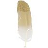 Image de Artemio Set de 6 Plumes Décoratives, Autre, Or, 10 x 0,4 x 17 cm 13030111
