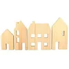 Image de Maisons en Bois à décorer - 4 pcs