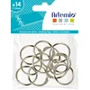 Image de Anneaux pour Albums Argent 30 mm 14Pcs