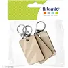 Image de Artemio Porte-Cles Rectangles, 55mm x 35mm x 5mm, Lot de 3