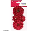 Image de Artemio Fleurs en papier Artemio - Rouge - 4 pcs