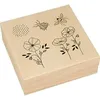 Image de Tampons Et Tampons Marque Artemio Modèle Set Tamp Wood 114 X 114 X 40 mm Mon Essentiel
