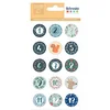 Image de Artemio Stickers Ronds Woodsy Christmas